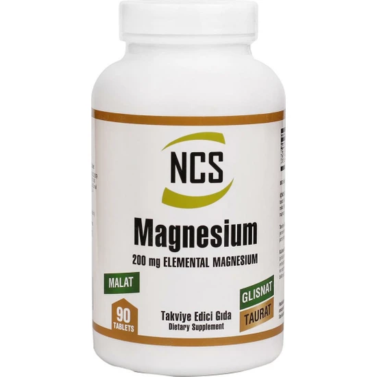 Ncs Magnesium 200 Mg Malat Taurat Glisinat 90 Tablet