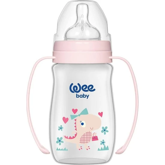 Wee Baby Klasik Plus Geniş Ağızlı Kulplu Pp Biberon 250 ml