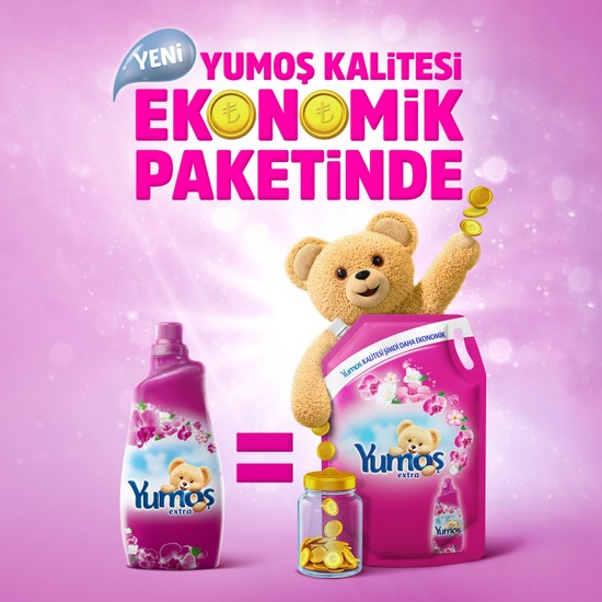 Yumoş Ekstra Yumuşatıcı Yabani Orkide Ve Yasemin Kokulu