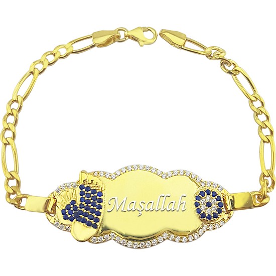 Vaoov Gümüş Isimli Çocuk ve Bebek Bileklik Fiyatı