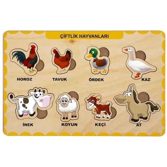 Maketçiniz Çiftlik Hayvanları Bul - Tak