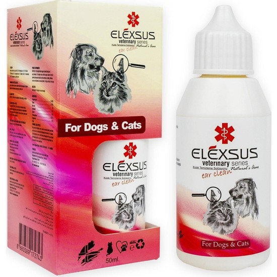 Elexsus Ear Clean Kedi Köpek Kulak Temizleme Solüsyonu 50 ml Fiyatı