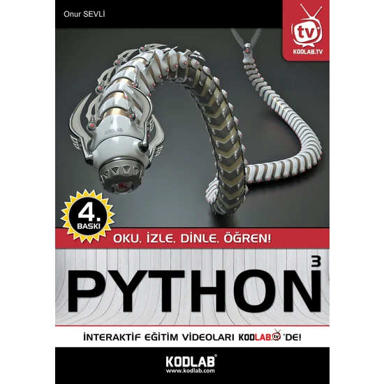 Python 3 :Oku, İzle, Dinle, Öğren!