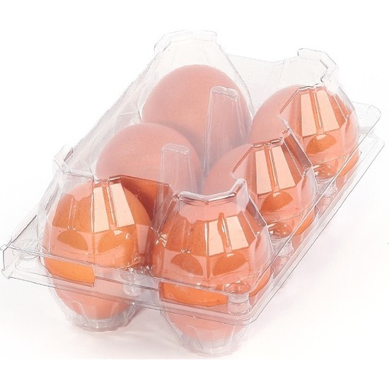 Mikompack 6 'lı Plastik Yumurta Viyolü 200 Adet