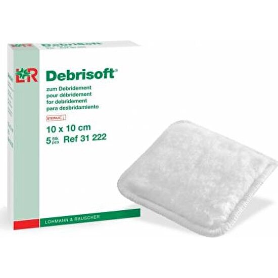 Debrisoft 10 x 10 cm Debridman Yara Temizleme Pedi - 31222 - Lohmann Rauscher - 1 Adet