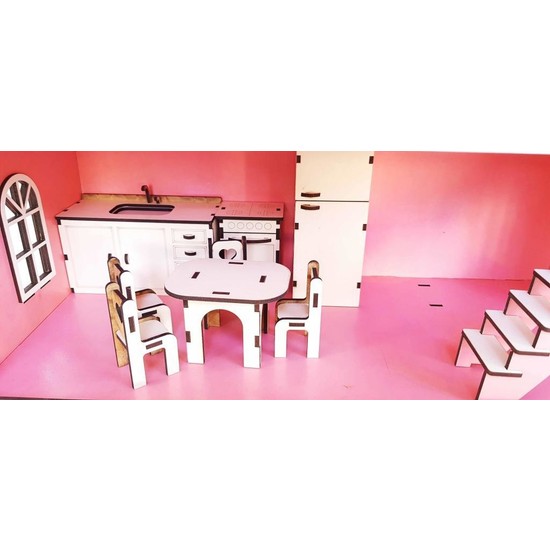 Woodylife Ahşap Oyuncak Ev Portatif Bebek Evi Lol Bebek Fiyatı