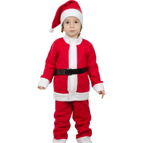 Noel Baba Erkek Çocuk Kostüm