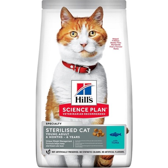 Hills Sterilised Kısırlaştırılmış Ton Balıklı Kedi Maması 15 Fiyatı