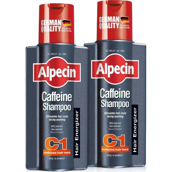 Alpecin Coffein Dökülme Karşıtı Kafein Şampuan C1 - 2 x 250 ml