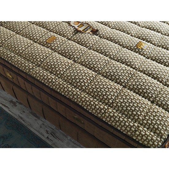 Edaş Çift Kişilik Wool Terapi Yatak+Baza+Başlık 140x200 Fiyatı
