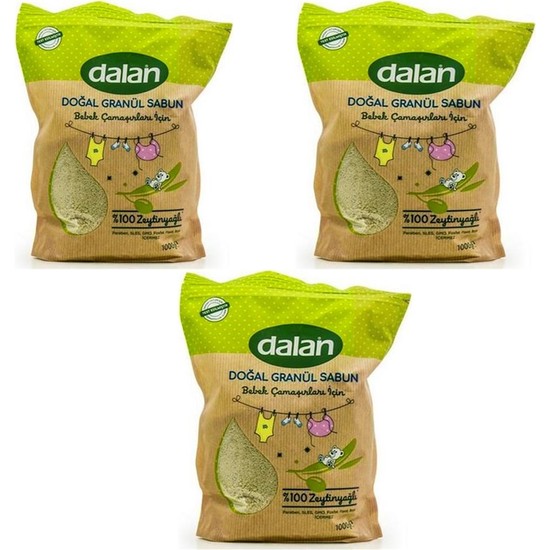 Dalan Granül Bebek Sabun Tozu 1000 gr 3�lü Fiyatı