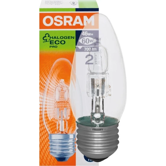 Osram t E27 Buji 46 w 60 w 700 Lümen 5'li