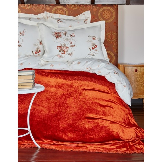 Karaca Home Lucca Turuncu Nakışlı Nevresim Yatak Örtüsü Fiyatı Karaca Home Lucca Turuncu Nakışlı Nevresim Yatak Örtüsü Fiyatı