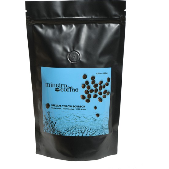 Mineiro Coffee Brezilya Yellow Bourbon Ogutulmemis CEKIRDEK Fiyatı