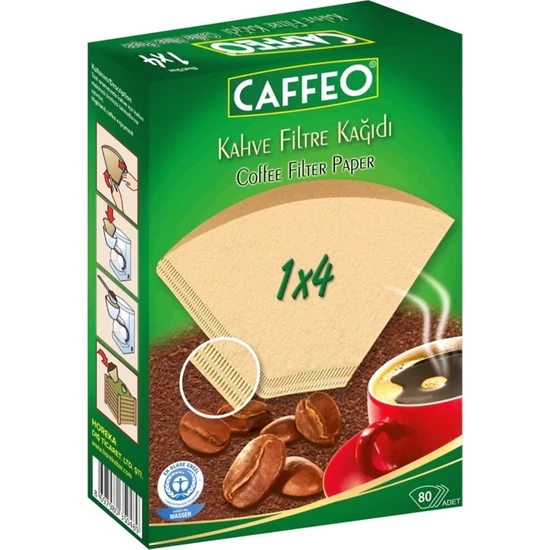 Caffeo Kahve Filtre Kağıdı 80 Adet