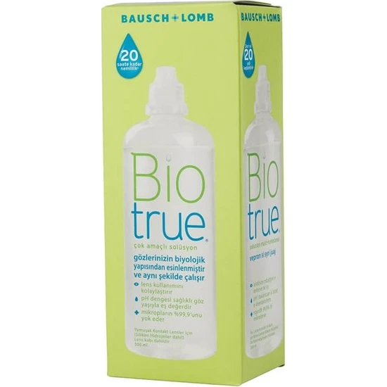 Bio True 300 ml Çok Amaçlı Kontak Lens Bakım Solüsyonu
