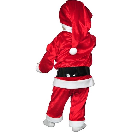 Annee Bakk Noel Baba Bebek Kostümü Kadife Fiyatı