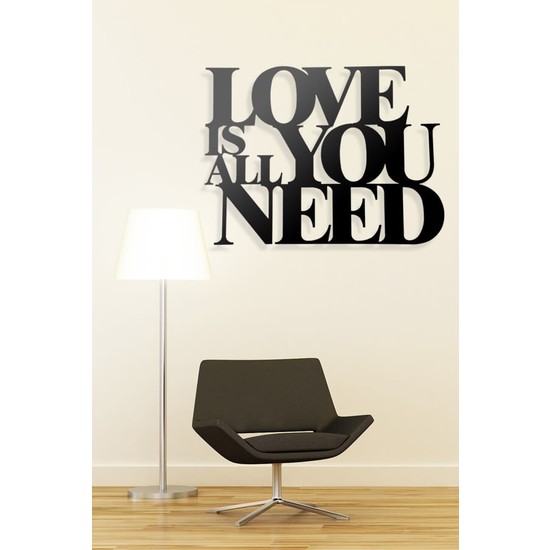 Dekkor Art Love Is All You Need Metal Duvar Tablosu Fiyatı