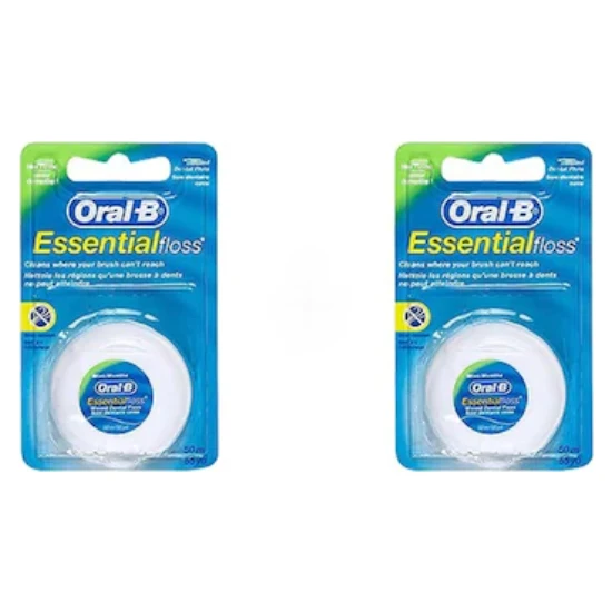 hepsiburada Oral-B Essential Floss 50 m 2 Adet Diş İpi