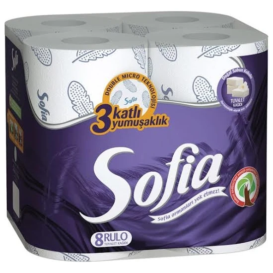hepsiburada Sofia Tuvalet Kağıdı 3 Kat 8'li