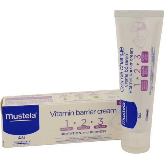Mustela Vitamin Barrier 1-2-3 Pişik Kremi 50 ml