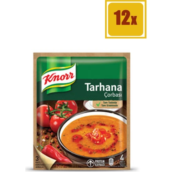 Knorr Tarhana 74 gr Çorba 12'li Set