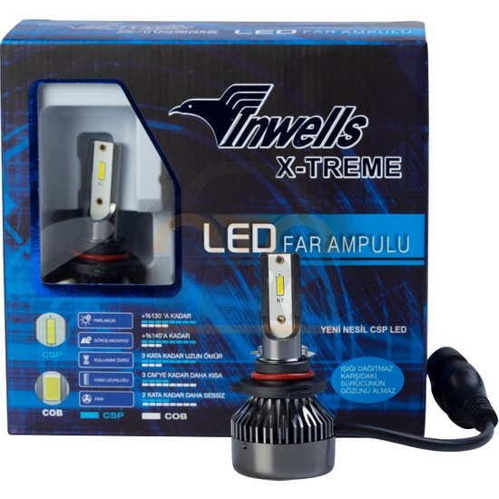 Inwells X-Treme LED Xenon (Zenon) 9012 HIIR2 9000 Lümen Beyaz