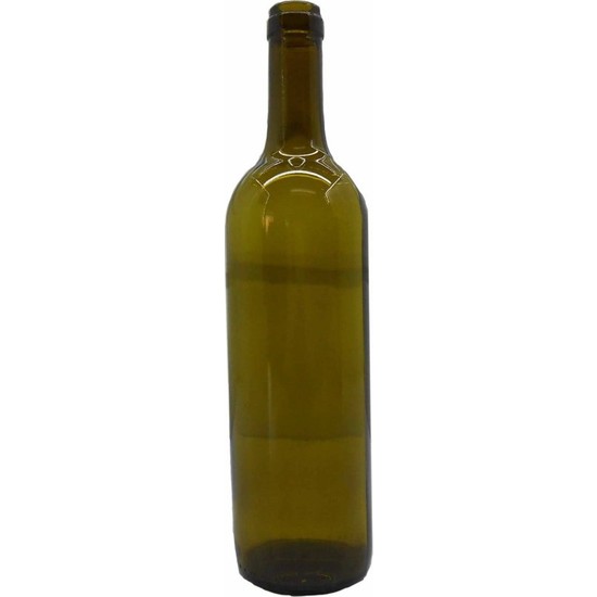 Moniev Şarap Şişesi Mantar Kapaklı Cam Yağ Şişesi 750 ml 12 Adet