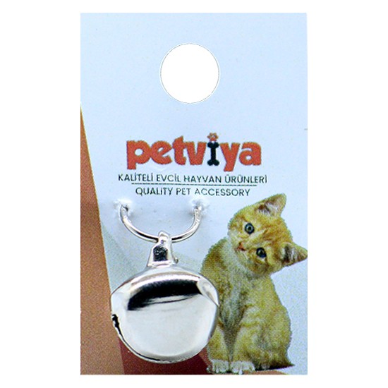 Petviya Kedi Tasması Zili 12 mm Gümüş/Nikel Fiyatı