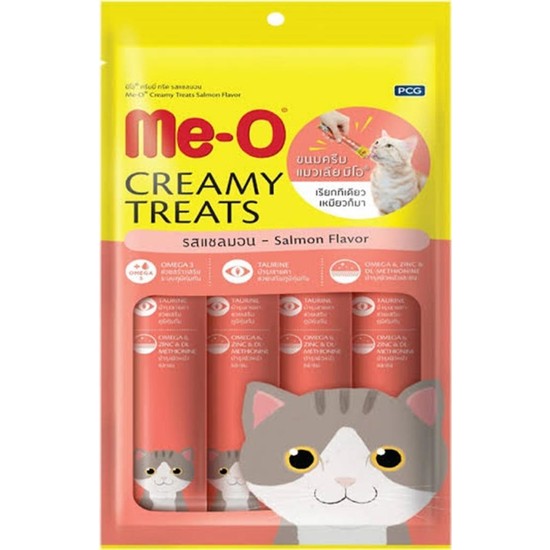 MeO Creamy Treats Somonlu Yaş Kedi Ödül Maması 15 gr x 4 Fiyatı
