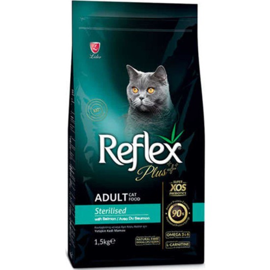 Reflex Plus Somonlu Kısırlaştırılmış Kedi Maması 1.5 Kg Fiyatı