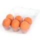 Mikompack 6 'lı Plastik Yumurta Viyolü 1200 Adet
