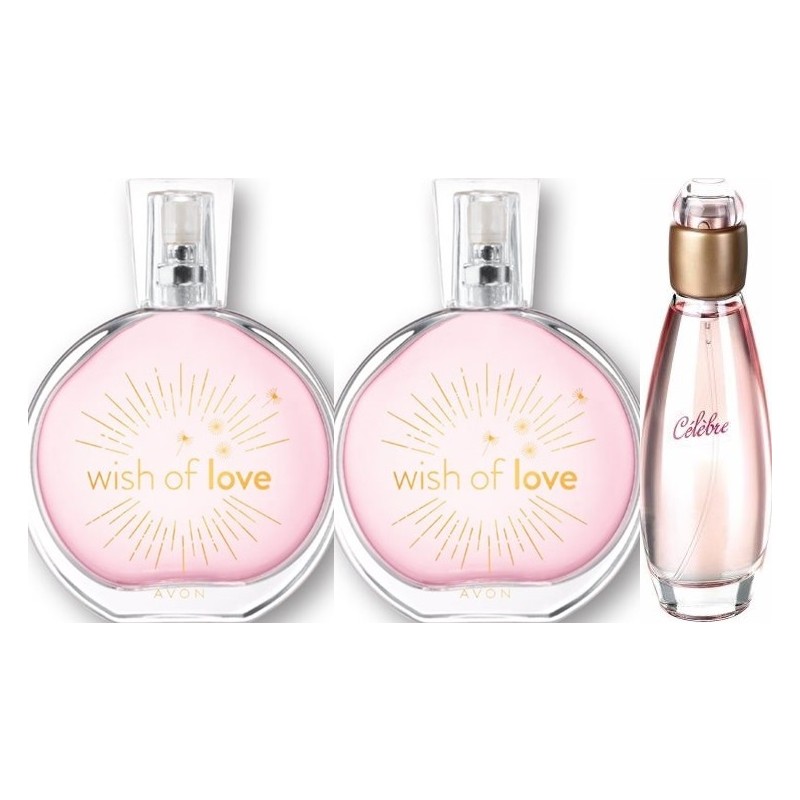 Avon Celebre 50 ml Kadın Edt+Wish Of Love 50 ml Kadın EDT(2ADET)