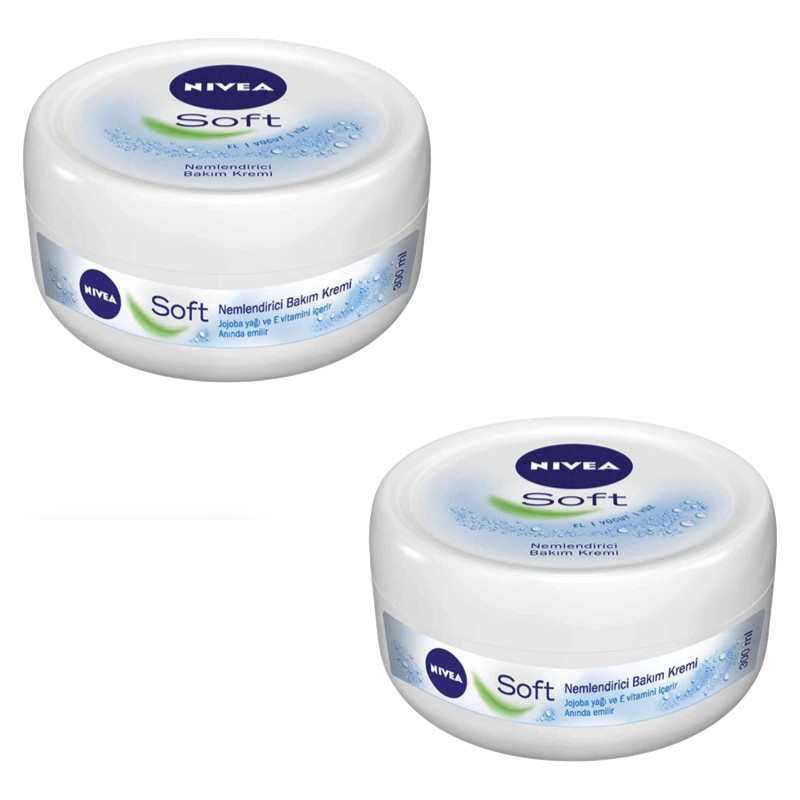 Nivea Soft Nemlendirici Bakım Kremi 2 x 300 ml