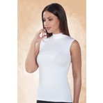 Belinay Bayan Modal Sıfır Kol Body 0995 Beyaz