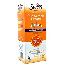 Swiss Bork Swiss Bork® Sun Screen Cream Spf 50+ (Su Bazlı Güneş Koruyucu Krem) 100ML