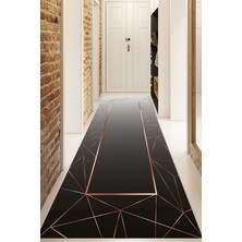 Napoli Home Dijital Baskılı Kaymaz Taban Yıkanabilir Modern Yolluk ve Koridor Halısı NDU-HS-291