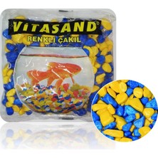 Vitasand Çakıl Taşı Sarı Lacivert 2 Paket