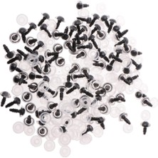 Bacca 100 Pc 8-12 mm. Vidalı Gözler Kiti Bear Bebek Hayvan Dıy Net 10 mm. (Yurt Dışından)