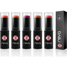 Reva Çok Amaçlı Stick Allık, Far, Dudak Renklendirici & Lip Cheek Eye Tint-vegan & Temiz Içerikrv111