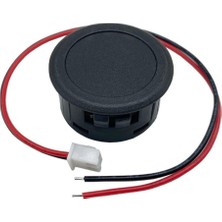 Elektronikport Voltmetre Dc 4-100V LED Dijital Ekran Dairesel - Kırmızı