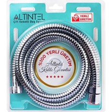 Altın Tel Duş Spirali Çift Kenetli - 150 cm