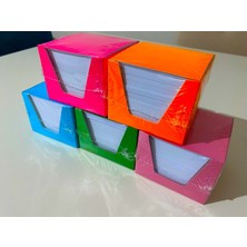 Webbey Küp Not 10 Paket Küp Blok Not Kağıdı 1 Hamur 8x8 cm