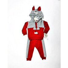 Butik Sosyetik Donino Baby Ayıcık Baskılı Bebek Takım