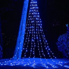 Kuzey Blue LED Light 10 Metre Mavi LED Işık Mavi Yılbaşı Ağacı Işığı 100 LED Fişli 220V Mavi Noel Işığı Mavi Yılbaşı Işığı