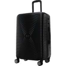 Louisiana Polo Battal Boy Polikarbon Valiz 4x2 Teker Siyah 1193