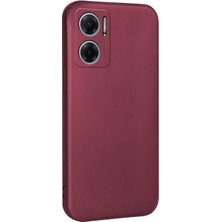 Microsonic Matte Silicone Xiaomi Redmi Note 11E Kılıf Mor