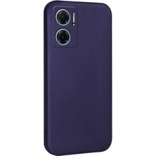 Microsonic Matte Silicone Xiaomi Redmi Note 11E Kılıf Lacivert