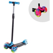Furkan Cool Wheels Twist Scooter Işıklı Mavi