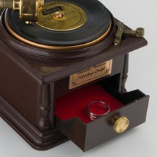 Keyfim Shop Kişiye Özel Gramofon Müzik Kutusu